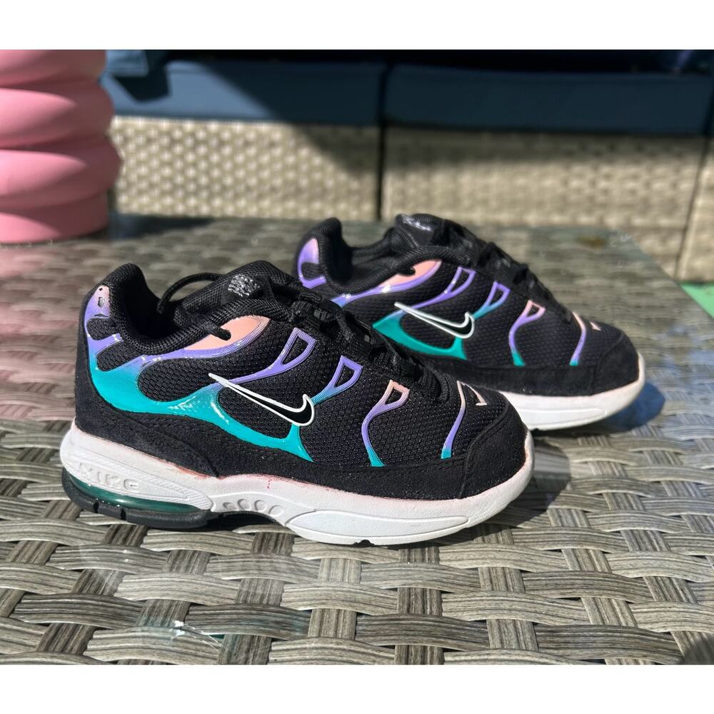 Nike Air Max Tailwind IV Black / Teal / Purple / Pink Gradient– Size 9C - Picture 3 of 8